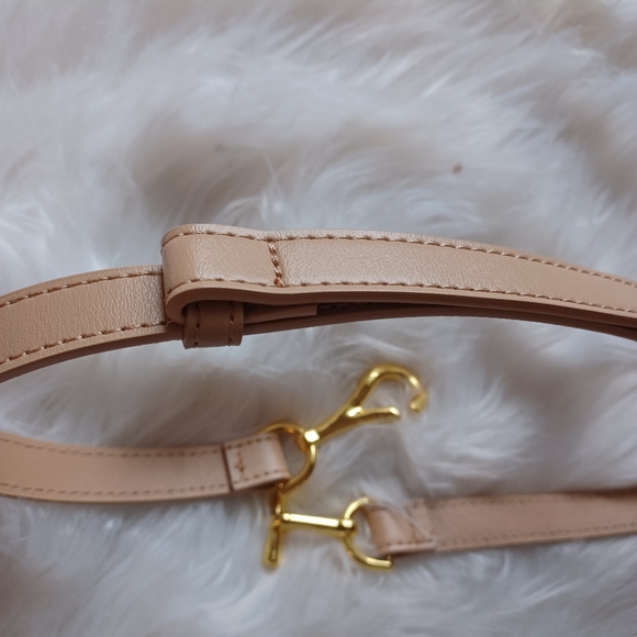 Gold Hook Belt Nude Leather - Picture 9 of 9